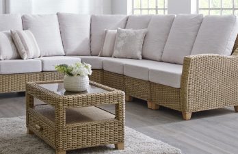 cane furniture corner suite